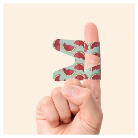 Esparadrapo flexible para dedos Wild Stripes - Food Edition 20 uds.