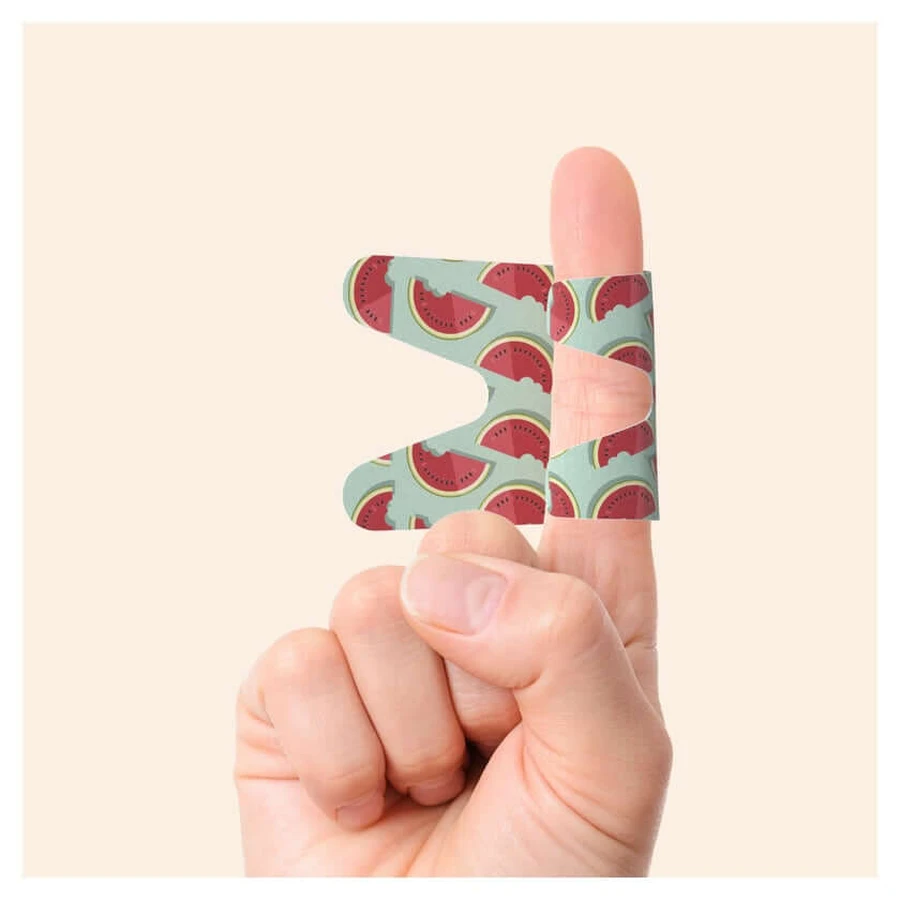 Esparadrapo flexible para dedos Wild Stripes - Food Edition 20 uds.