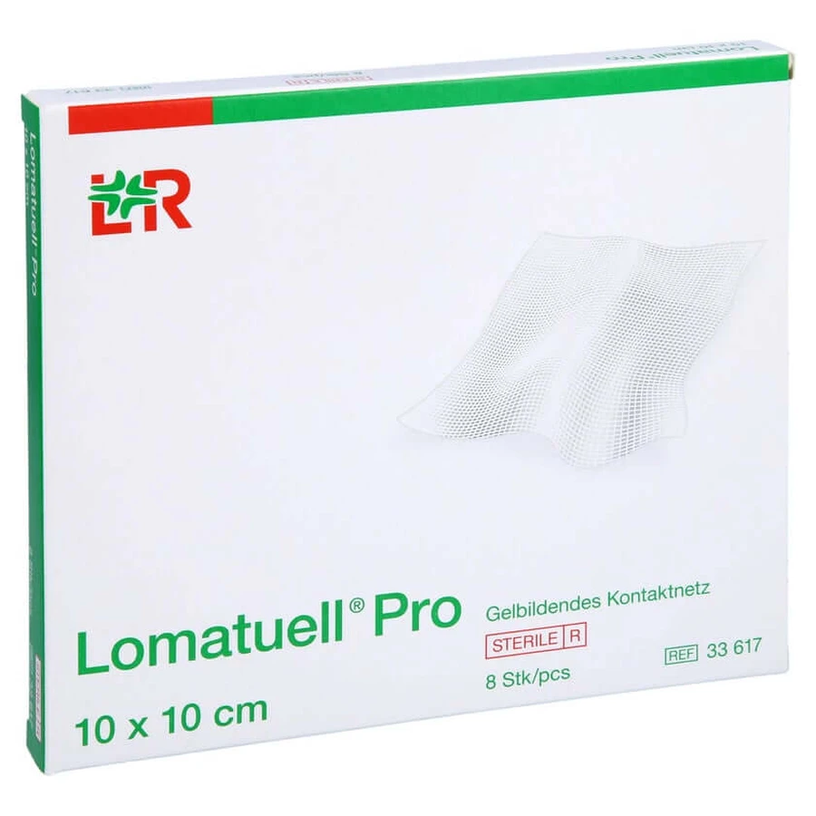 Lomatuell Pro 10x10 cm sterile 8 pcs.