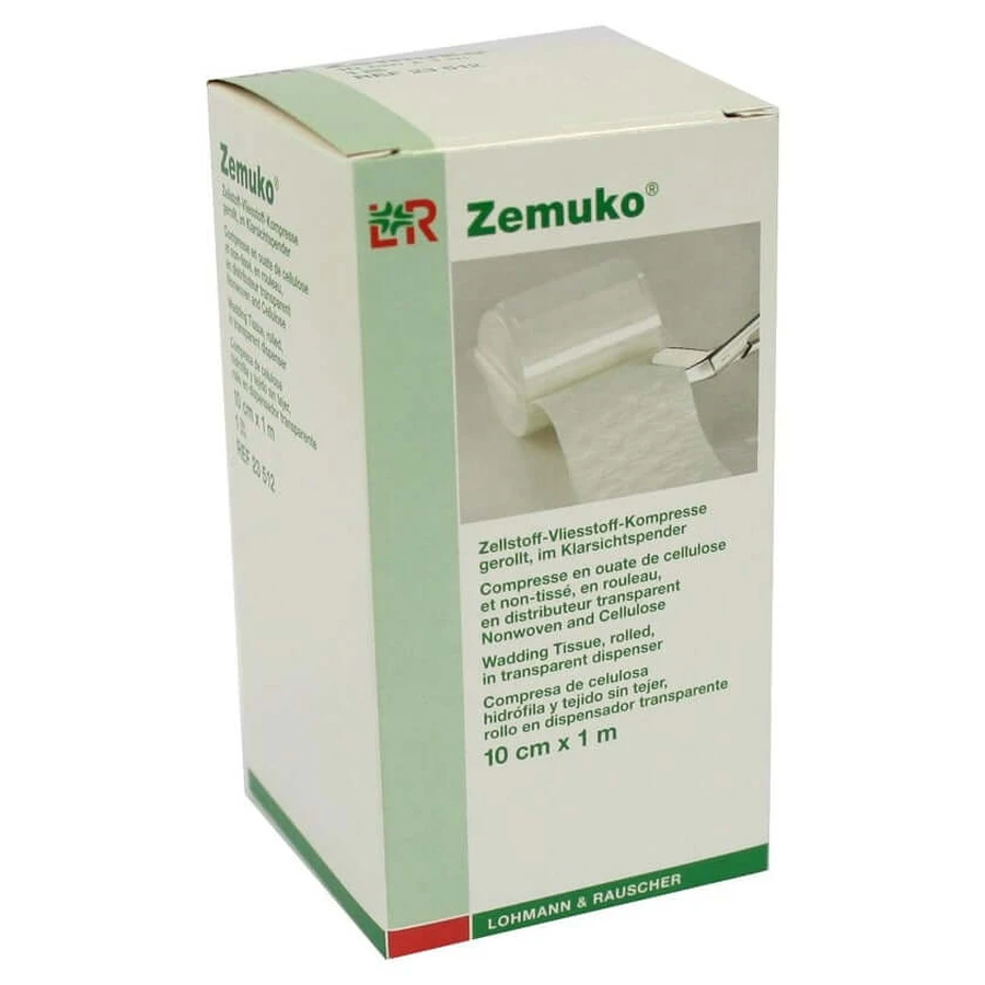 Zemuko Compresses rolled 1mx10cm 23512 1 pc