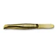 Kiepe Carbon Steel Gold metal eyebrow tweezers 