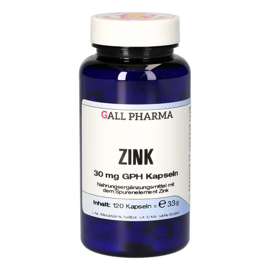 ZINC 30 mg GPH Capsules 120 Capsules