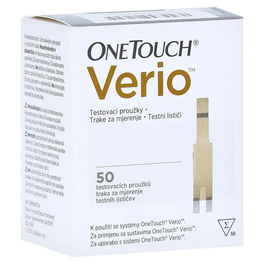 ONE Touch Verio test strips 50 pcs