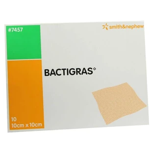 Bactigras antiseptic kerosene gauze 10x 10 pcs.