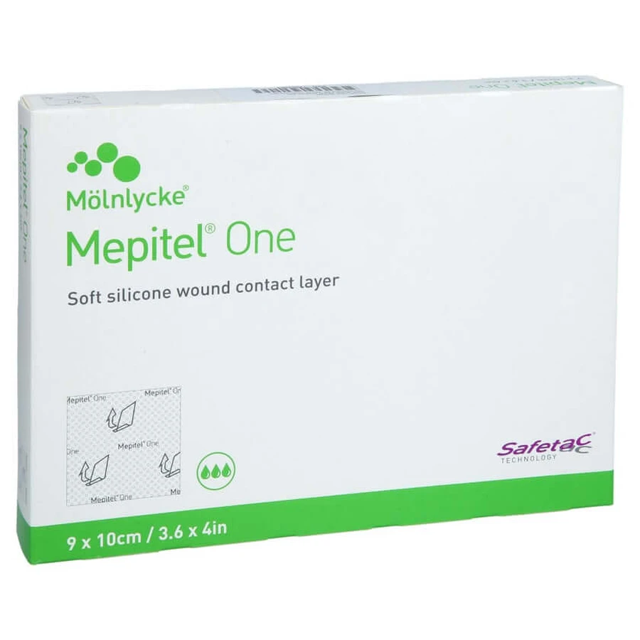 Mepitel One 9x10 cm silicone mesh bandage 5 pcs