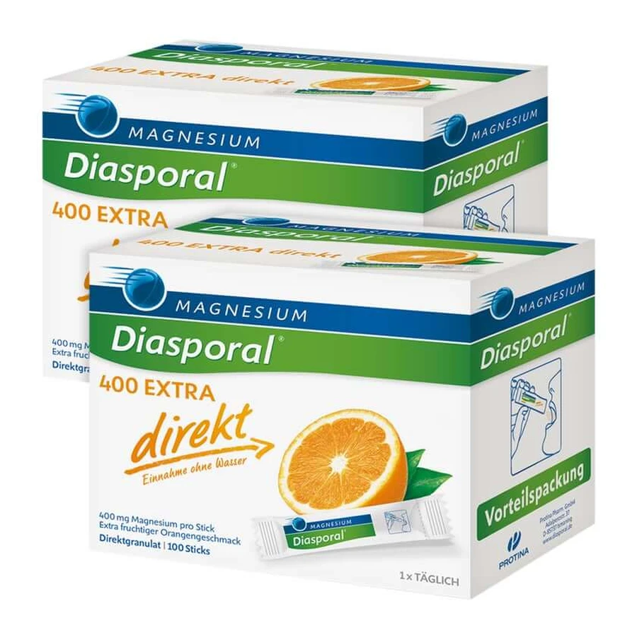 Doppelpack Magnesium-Diasporal 400 EXTRA 2X100 St