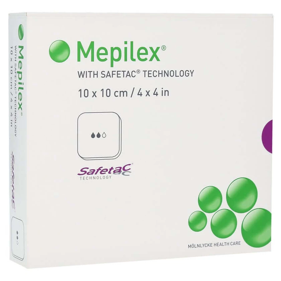 Mepilex 10x10 cm Schaumverband 5 St