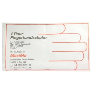 Handschuhe Strick Baumwolle Gr. 9 dünn 2 St