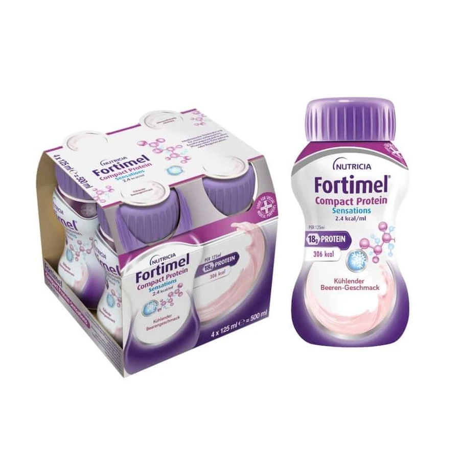 Fortimel Compact Protein 2,4 Kcal Cooling Berry 4X125 ml