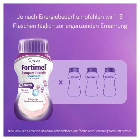 Fortimel Compact Protein 2,4 Kcal Cooling Berry 4X125 ml