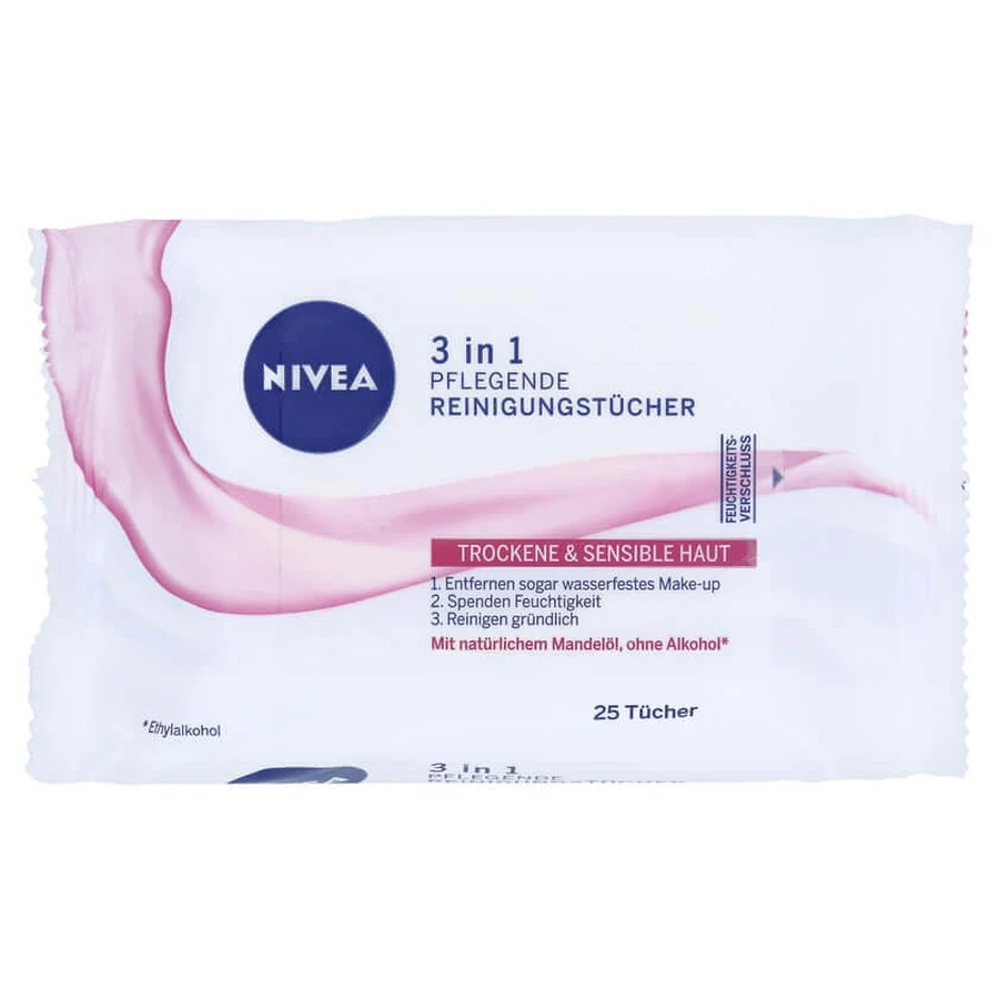 Nivea Visage Nourishing Cleansing Wipes 25 pcs.