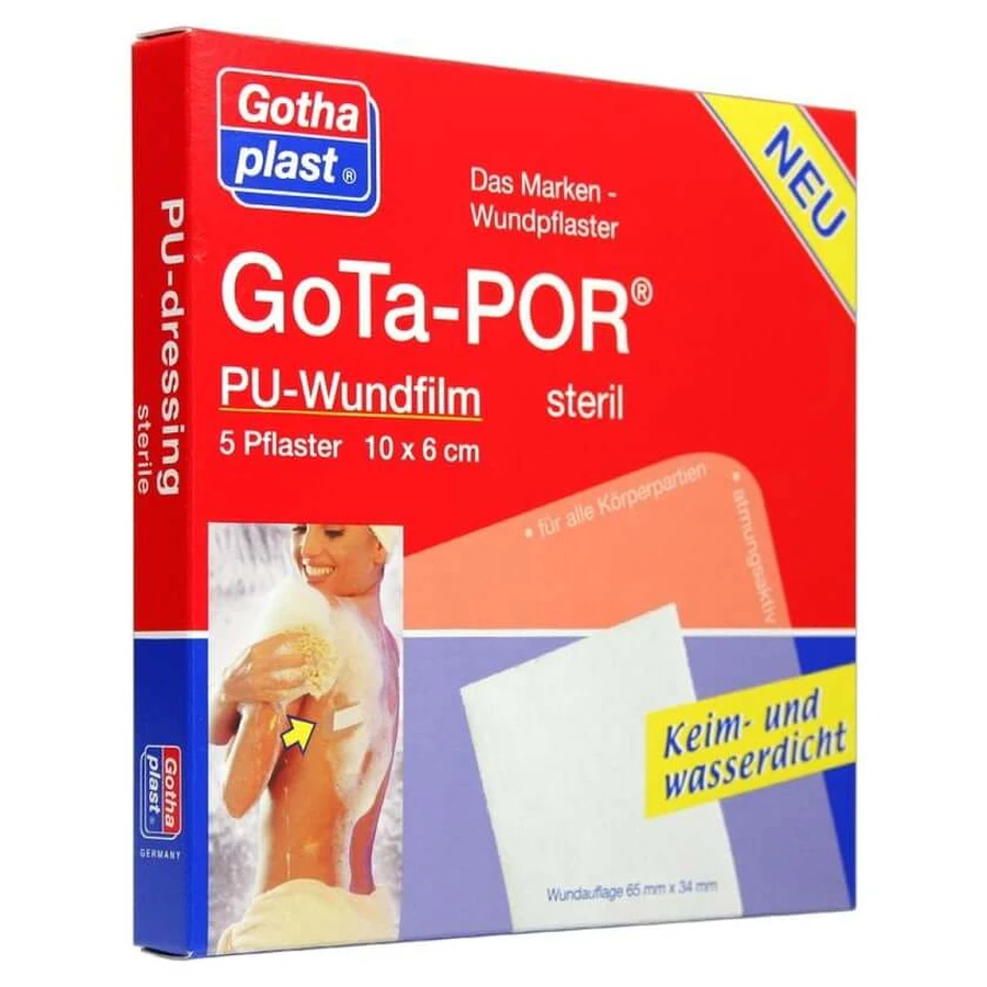 GOTA POR PU wound film 10x6cm sterile 5 pcs.