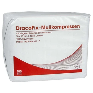 Pansements chirurgicaux Dracofix non stériles 10x10cm 8x 100 pcs.
