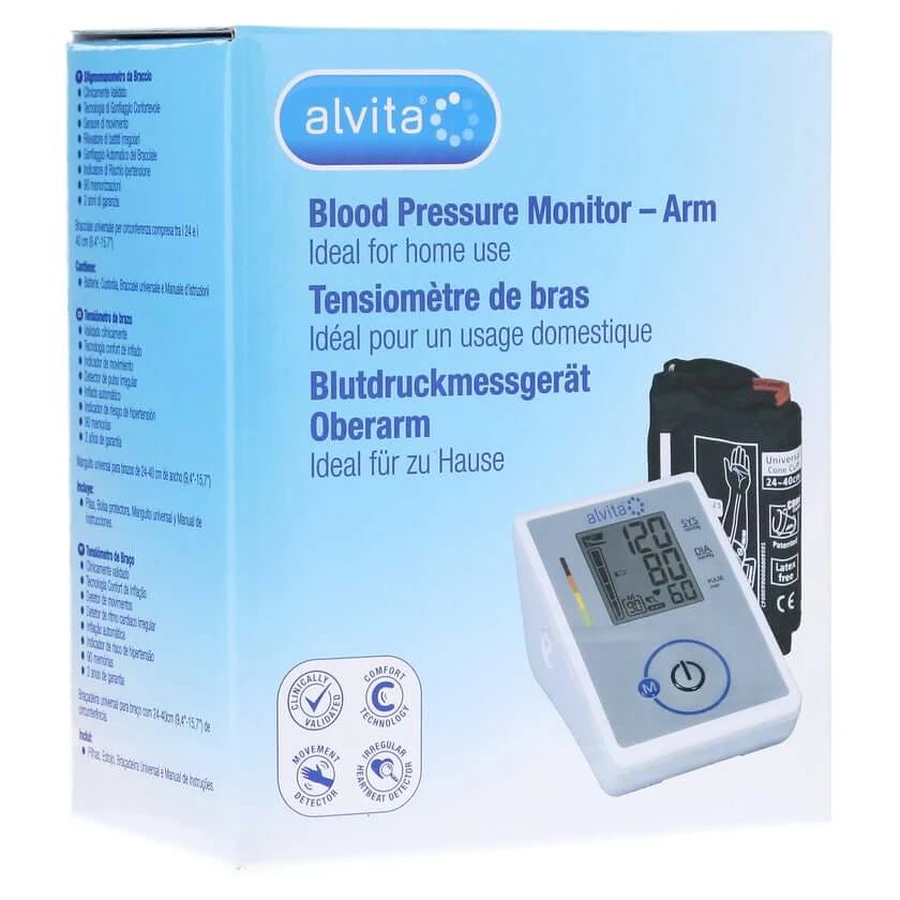 Tensiomètre Alvita pour le bras 1 pc