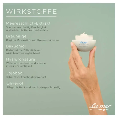 La mer SUPREME LIFT Anti-Age Cream Tag mit Parfum 50 ml