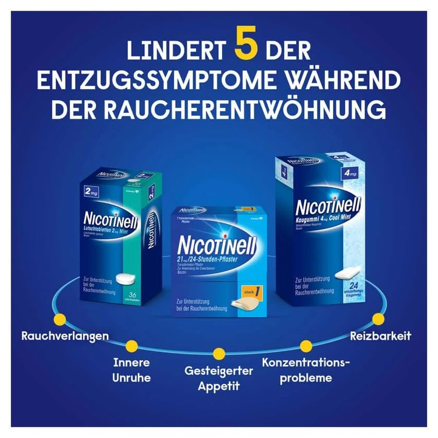 Nicotinell kauwgom 4 mg tropisch fruit 2X96 stuks.