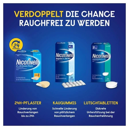 Nicotinell kauwgom 4 mg tropisch fruit 2X96 stuks.