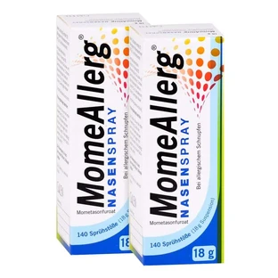 Momeallerg Nasenspray 50 µg Doppelpack 2X18 g