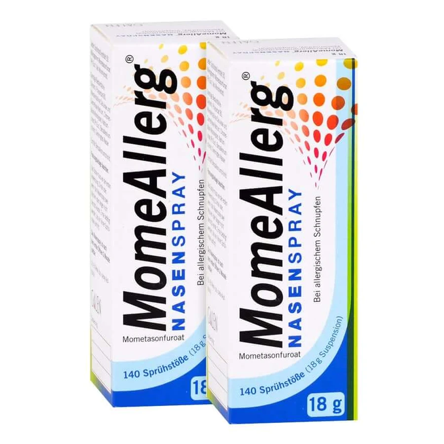 Momeallerg Nasenspray 50 µg Doppelpack 2X18 g