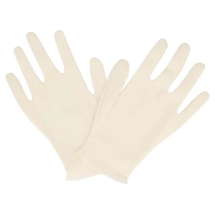 Cotton gloves size xl raw white 1 pair 1 pc