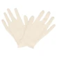 Guantes de algodón talla xl blanco crudo 1 par 1 ud