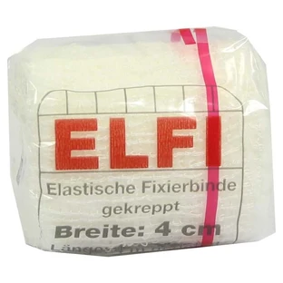 Dracoelfi Bande élastique de fixation 4 cm x 4 m crêpée 1 pc