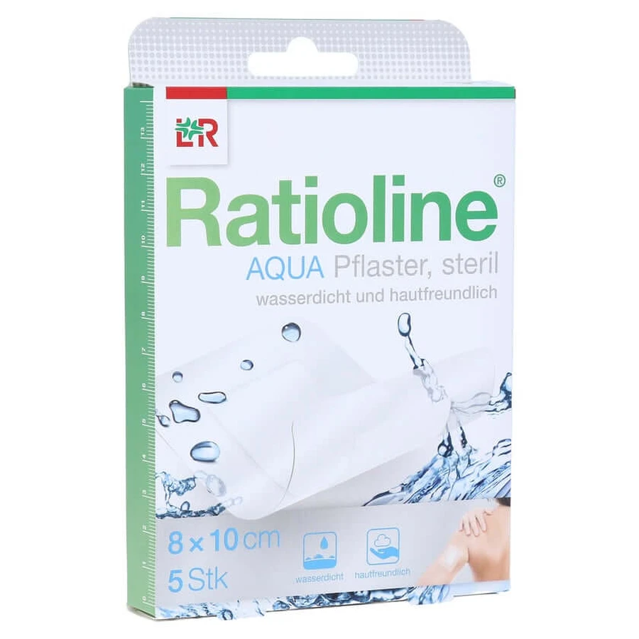 Ratioline aqua douchepleister Plus 8x10 c 5 st.