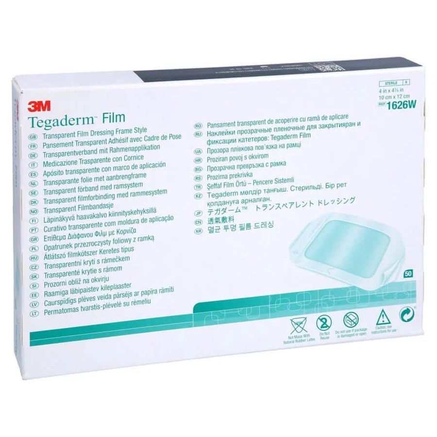 Tegaderm 3M Film 10x12 cm 1626W 50 st.