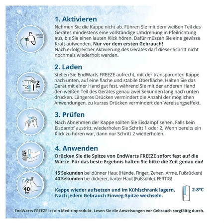 EndWarts FREEZE 7,5 g