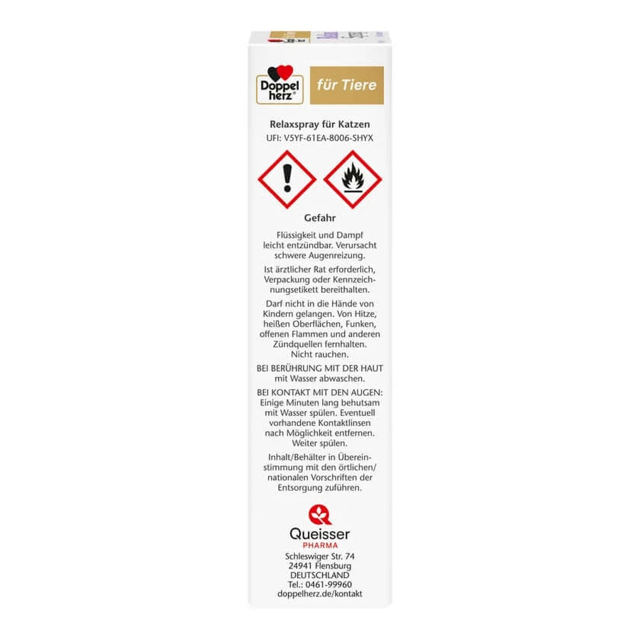 Double Heart for Animals Spray relaxant pentru pisici 90 ml