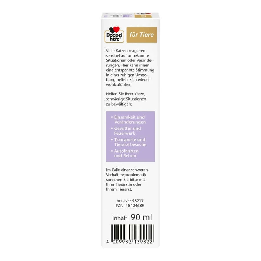 Double Heart for Animals Spray relaxant pentru pisici 90 ml