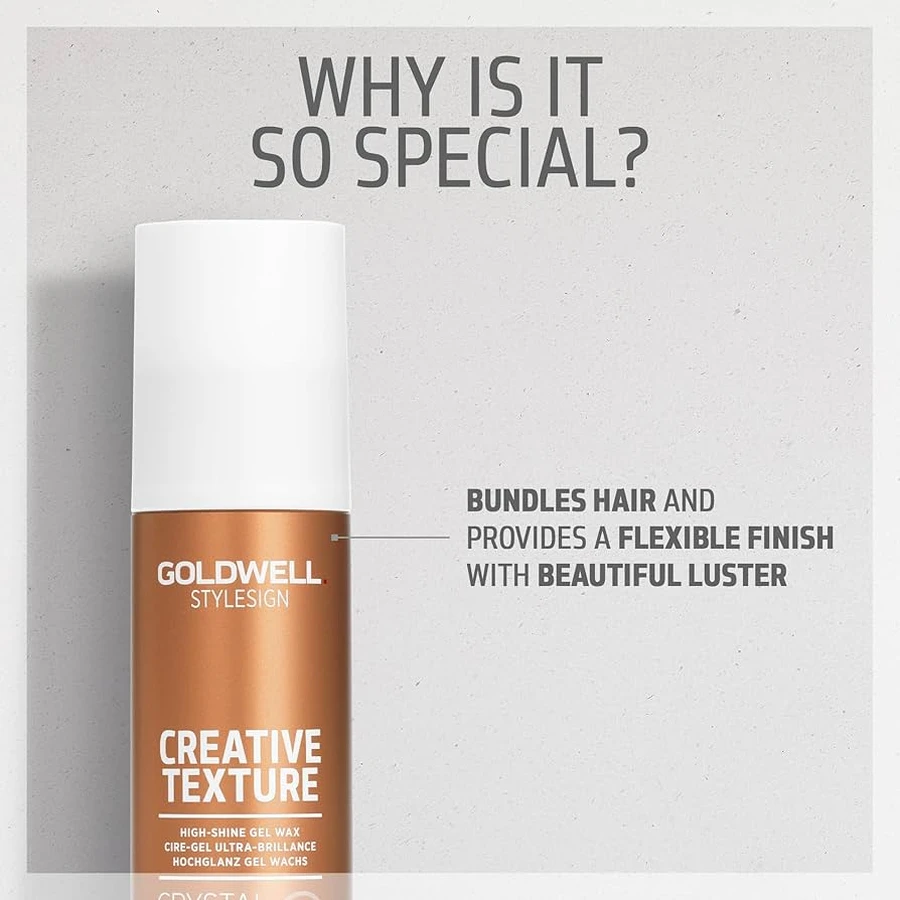 Spray Goldwell Creative Texture Crystal Turn High-Shine Gel-Wax 100 ml