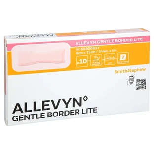 Allevyn Gentle Border Lite 8x15 cm Show 10 pcs.