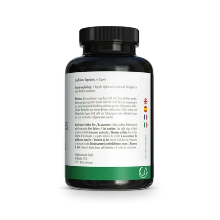 GREEN NATURALS Olio di cumino nero egiziano 3000 mg, vegano, 180 capsule