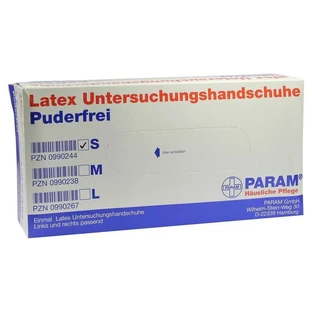 Wegwerphandschoenen latex poedervrij S 100 stuks