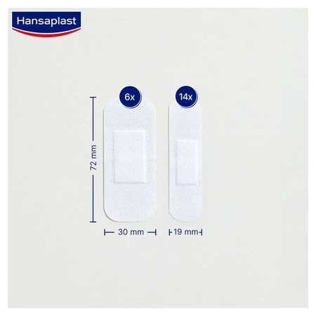 Hansaplast Sensitive pleister 20 st