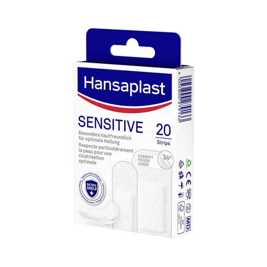 Hansaplast Sensitive pleister 20 st