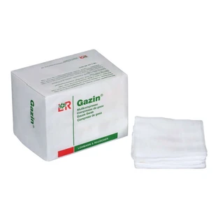 Gazin compresas de gasa 5x5 cm no estériles 8x 100 uds.