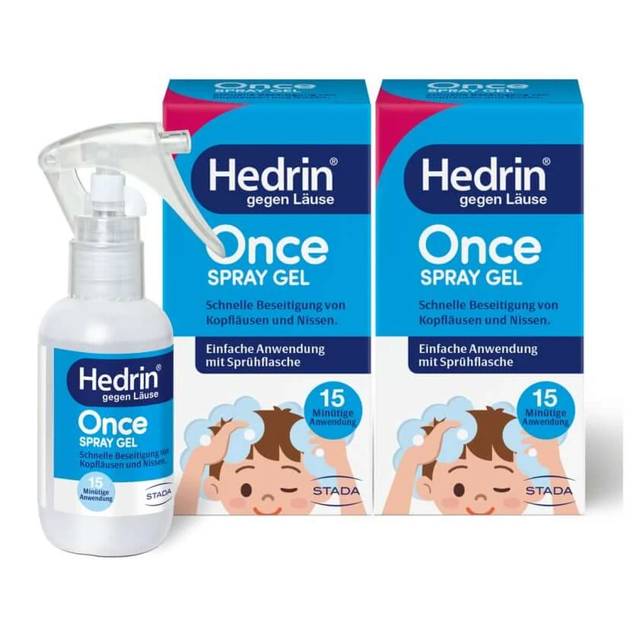 Hedrin Once Liquid Spray 2X60 ml