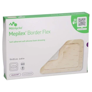 Mepilex Border Flex foam adhesive 15x20 Cm 10 pcs.