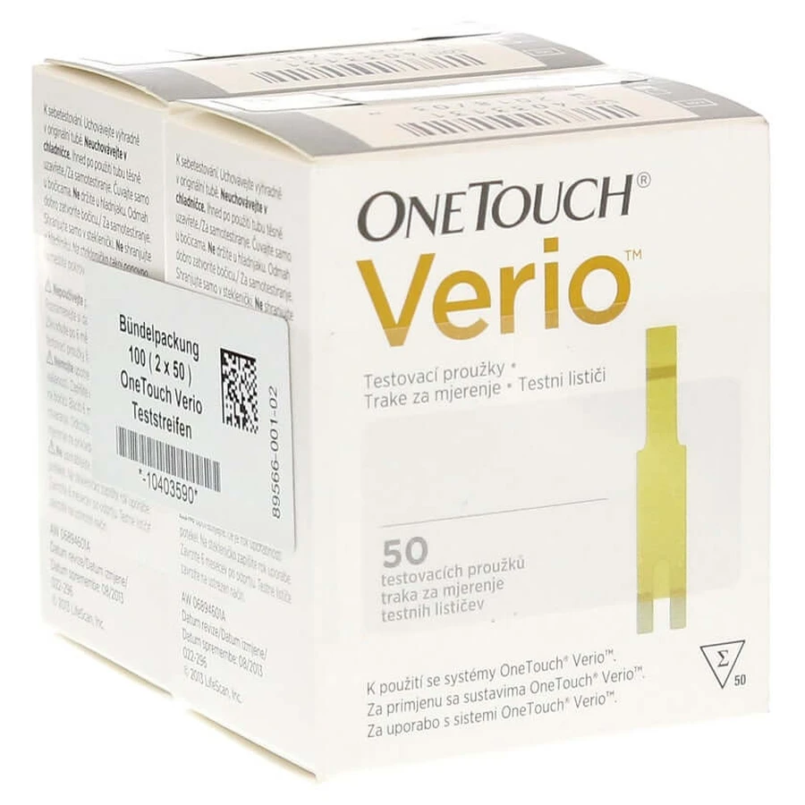 ONE Touch Verio test strips 100 pcs
