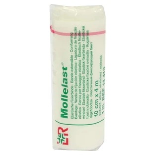Bandage Mollelast 10 cmx4 m blanc 1 pc