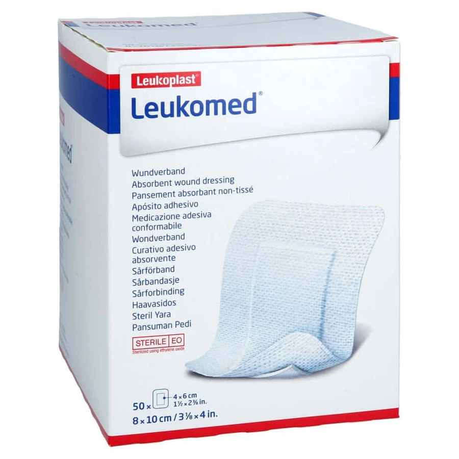 Leukomed sterile plaster 8x10 cm 50 pcs.