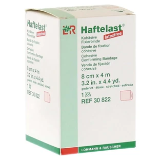 Haftelast bande de fixation cohésive sans latex 8 cmx4 1 pc