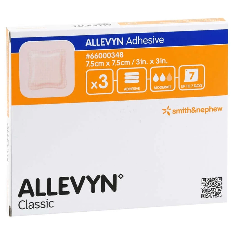 Allevyn Adhesivo 7,5x7,5 cm herida adhesiva 3 uds.