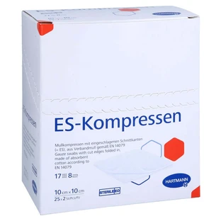 Es Compresas Estériles 10x10cm 8 pliegues 25X2 uds.