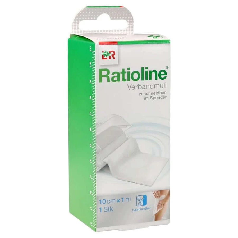 Ratioline Acuut gaas 10cmx1m opgerold 1 st