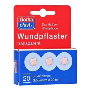Gothaplast wound plaster 2.2 cm transpare 20 pcs.