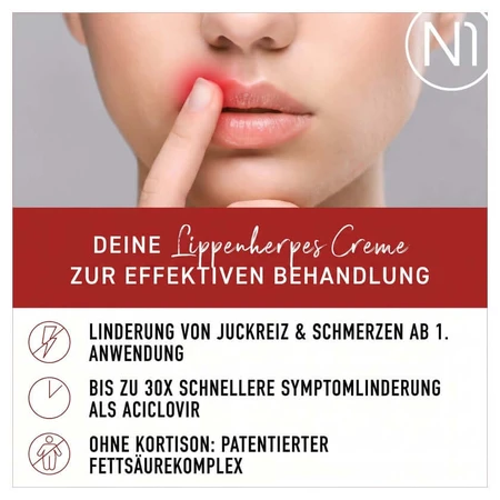 N1 Cold sores cream 2 g