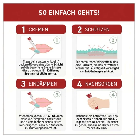 N1 Cold sores cream 2 g